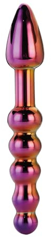 Dream Toys Glamour Glass Ridged Dildos Mehrfarbig Einheitsgröße
