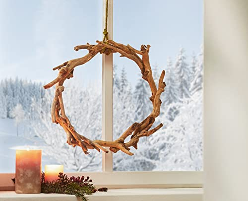 Dekokranz Treibholz Ø 40 cm, Fensterkranz, Wandkranz, Türkranz