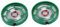 Zunedhys 2 pezzi 1/4 W 0,25 W 8 Ohm 27 mm altoparlante magnetico esterno rotondo, amplificatore audio, accessori per altoparlanti