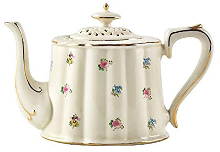 Porzellan-Teeset, Teekanne, Keramik-Blumen-Teekanne, Kaffeekanne, Wasserkanne, Porzellan für die Küche zu Hause, 850 ml, A (A) (C) Decoration