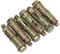 Lot de 6 boulons d'extension M8 8 mm x 60 mm pour manchon de maçonnerie