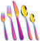 Besteck Set für 6 Personen, 30 teilig Essbesteck Set inkl. Messer, Gabel, Löffel, Hochwertiges Edelstahlbesteck, Spülmaschinenfest