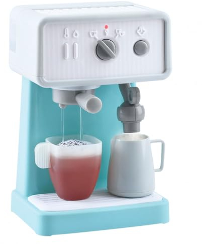 Playgo Kaffeemaschine Espressomaschine mit echten Funktionen Milchaufschäumer, 3187