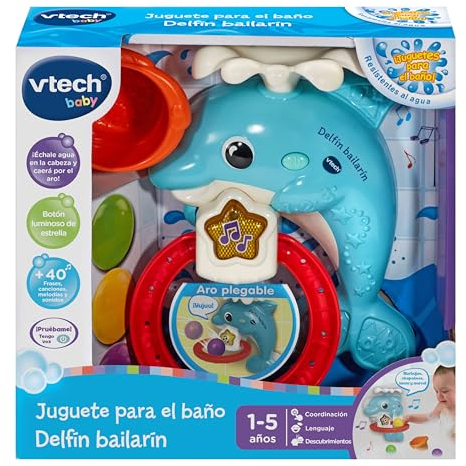 VTech - Badespielzeug Delphin Tänzer, Farbe v. spanisch (80-568022)