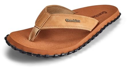 Gumbies Vegovert - Flip Flops aus recycelten Materialien - robuste Sohle aus wiederverwerteten Autoreifen, weiches Fußbett aus EVA und Algenschaum, bequemer Riemen aus veganem Leder