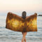 Apbdffjnf Badetuch mit Ägypten-Hieroglyphen-Druck, schnell trocknend, Strandtuch, super saugfähig, Mikrofaser-Handtücher für Reisen, Strand, Fitnessstudio, 70 x 140 cm, 80351
