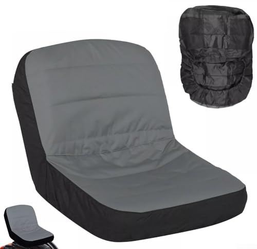 AIDNTBEO Trattorino per tosaerba da equitazione, per sedile imbottito, comodo e imbottito, grigio, dimensioni precise di 50 x 40 x 35 cm