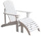Chaiselongue im Freien Klappbarer Chaiselongue-Sessel mit Arm, Getränkehalter und Fußstütze, Liegestühle aus Holz, Ohne Montage