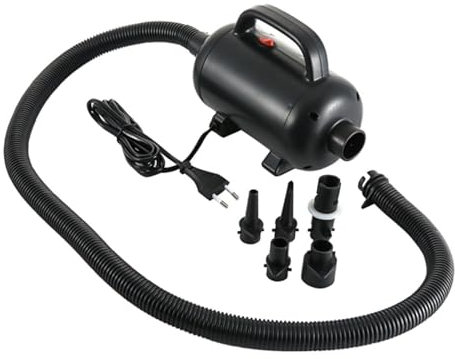 Perfeclan Bomba de Aire eléctrica, inflador de Aire con Cable, Dispositivo de inflado y desinflado portátil, Bomba de Aire para Cojines inflables, Rafting