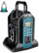 350W Sine Wave Wechselrichter für Makita 18V Batterie, 2-Ports 18V auf 230V Volt Spannungswandler mit 3 USB-A Ports, 1 USB-C Port, 300lm LED-Licht für Camping Reisen Jagd Notfälle (Nur Gerät)