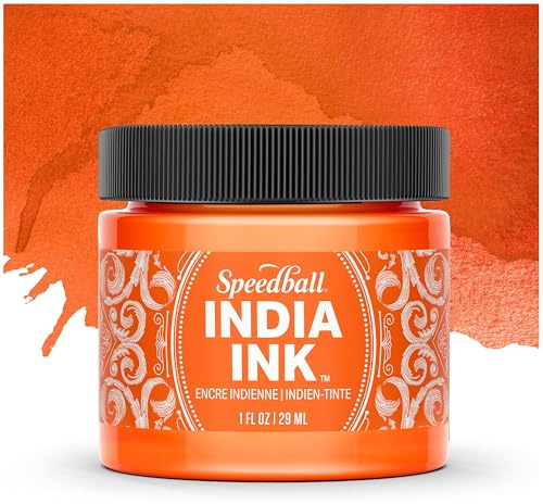 Speedball India Ink, Citrine, 1-Ounce