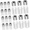 MOLUCKFU Pill Bottles Empty Caps Small Travel Bottles for Medicine Plastic Capsule Containers