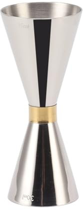 Cocktail Jigger, Double Ended Bar Jigger with Scale Japanese Jigger Stainless Steel Jigger Cocktail Measuring Jigger Bar Measuring Cup for Party (Original Color)