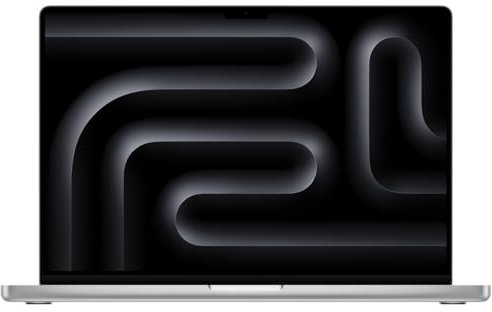 Apple MacBook Pro 2023, M3 Pro Chip mit 12-Core CPU und 18-Core GPU (16-Zoll, 36GB RAM, 512GB SSD-Speicher) QWERTZ Deutsch Silber (Generalüberholt)