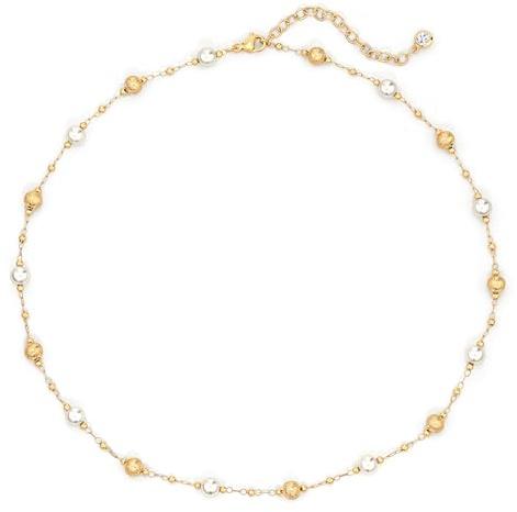 Jenosy Gold Kette Choker Halskette, 14K Gold plattiert Lippe Kette lange Halskette Delicate Mode Choker Halskette Schmuck Geschenk für Frauen