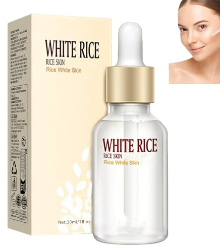 Anti-Wrinkle Rice Serum, Facial Whitening Serum, Deeply Moisturizing with Niacinamide, Nourishing & Firming, Fading Dark Spot, Brighten & Even Skin Tone, Repair Dry Skin, For All Skin Type (1pcs)