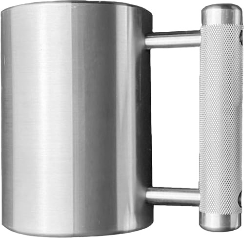 Heavy Duty 8kg Stainless Steel Dumbbell Water Cup - Perfect For Arm Training, Fitness Sports, 100ml/300ml Capacity, Durable & Overweight Design