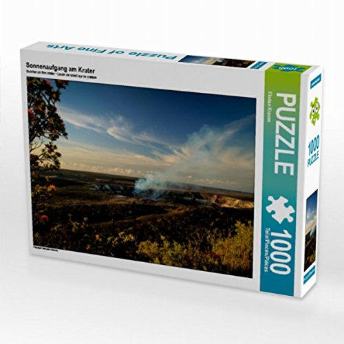 CALVENDO Puzzle Sonnenaufgang am Krater | 1000 Teile Lege-Größe 64 x 48 cm Foto-Puzzle für glückliche Stunden