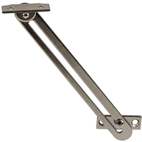 Klappenhalter Clapp - Métal Nickel, Anschlag: links