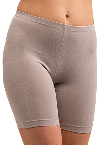 HERMKO 5780 Damen Longpant aus Baumwolle/Elastan Schlüpfer