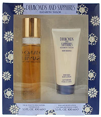 Elizabeth Taylor Diamonds And Sapphires Set Eau de Toilette 100 ml Body Lotion 100 ml