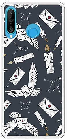 Offizielle Hülle für Huawei P30 Lite für Harry Potter Owls Silhouettes zum Schutz Ihres Mobiltelefons. Flexible Silikonhülle für Huawei mit offizieller Harry-Potter-Lizenz.
