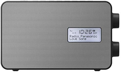 Panasonic RF-D30BTEG-K Radio FM DAB+, Bluetooth, IPX4, Timer da Cucina, Ricarica USB per Smartphone, Alimentazione a Batteria e a Corrente, Nero