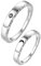 Happyyami 2 Stück Paar Ring Sonne Mond Fingerring Hochzeit Verlobungsvorschlag Ring für Frauen Und Männer