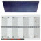 Kalender 2025 Tischkalender Tisch-Querkalender Bürokalender Wochenkalender 1 Woche / 2 Seiten 128 Blatt