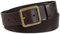 Levi's Damen-Jeansgürtel aus Leder, schmal, lässig, mit quadratischer Mittelstegschnalle (normale und große Größen), Braun erhöht, 2X