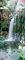 A.Monamour Sticker Porte Autocollant Poster De Porte 3D Cascade Avec Des Poissons Dans Un Paysage Naturel D'Étang Vinyle Affiche De Porte Sticker Mural Papier Peint Art Décor 77 x 200 cm