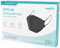 EUROPAPA® 40x FFP2 Fisch-Form Schwarz Masken Atemschutzmaske Staubschutzmasken hygienisch einzelverpackt Stelle zertifiziert EN149 Mundschutzmaske EU2016/425