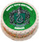 Slytherin Themed Personalised PRECUT Cake Topper 7.5 Inch Round Edible Icing Sheet Birthday Decoration
