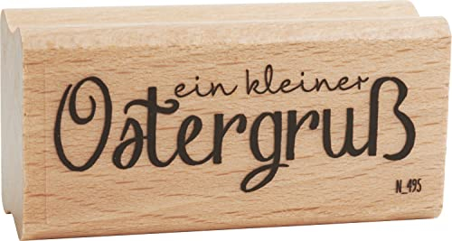 Holzstempel Ein kleiner Ostergruß