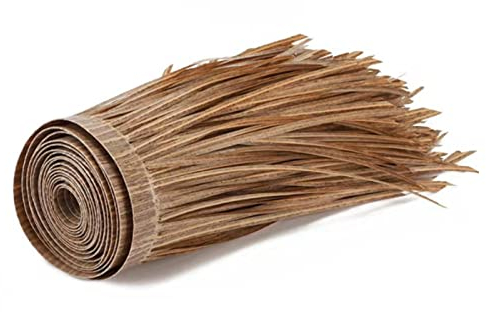 0.5x1M Strohdachziegel Bar Simulation Stroh Schilfgras Palmdach, Strohdach Palm Thatch Rollen Duck Blind Grass Entenboot Jalousien, Strohrolle Palmen Dächer Blätter für Bar Garten Holzhaus Pavillon (