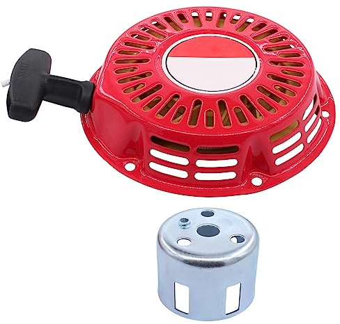Seilzugstarter Starterglocke Starterbecher Rücklaufstarter Anlasser Trimmer Handzugstarter Rückstoß Starter Seilzug Abzieher Starterseil für Honda GX 120 GX160 GX 160 GX 200 GX200 GX140 5,5PS 6,5PS