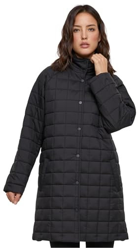Urban Classics Damen Jacke Ladies Quilted Coat black 3XL