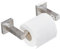 Toilettenpapierhalter zur Wandmontage, schwenkbar, quadratisch, Edelstahl, modernes Design (Silber)