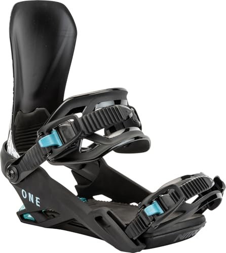 Nitro One Fixation Snowboard pour Hommes, Raven, m