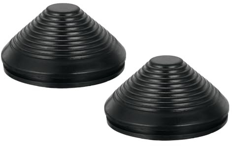 QUARKZMAN 2 Stück Turmförmige Kabeldurchführung 130mm 5,11 Zoll Bohrloch, Gummistopfen Kabeldurchführung Schutzdichtung Set für Drahtkabelkordel