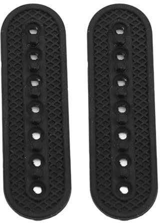 Hutverlängerung, 2 Stück Halbe Größe Verstellbar Ersatz Flexible Silikon Hutverlängerung Snap Back Hutverlängerung mit 7 Löchern für Kappenband Baseballkappe Snapback Cowboy Duckbill Cap