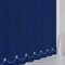 Made to Measure Waterproof Vertical Blinds Slats - PVC Fabric Blackout Replacement Louvres 3.5 (89mm) Wide - Aqualush Navy- With Hangers, Weight & Chains Or Chainless Weights - Easy Fit (Navy)