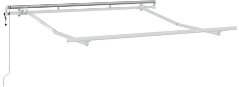 vidaXL Toldo eléctrico retráctil de Metal 2.5x2 cm