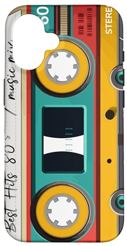 Kassette Audio Musik Retro Jahr 1980-80s Mix Best of Hülle für iPhone 16