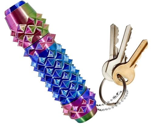 Jouets Antistress à Picots,Rouleau Qui Tourne - Porte-clés Sensoriel | pour Les Adultes, l'espace de Rangement, l'école, Le Travail, l'étude, la Maison, Le Voyage, la Relaxation et Les Jeux