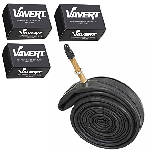 Vavert Fahrradschläuche für Rennräder, 700 x 18-25c, Sclaverandventil, 3 Stück