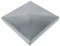 9 x SO-TOOLS® Pfostenkappe Pyramide Stahl verzinkt Abdeckkappe für Pfosten 80 x 80 mm