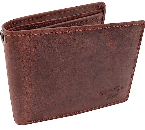 Portemonnaie Männer Querformat Herren - RFID (Hunter Braun)