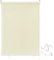 AUFUN Außenrollo Balkon Outdoor Rollo Wetterfest 180 x 240 cm Outdoorrollo Sonnenschutz Balkonrollo UV Schutz, Reflektierende Thermofunktion für Fenster & Türen, Beige