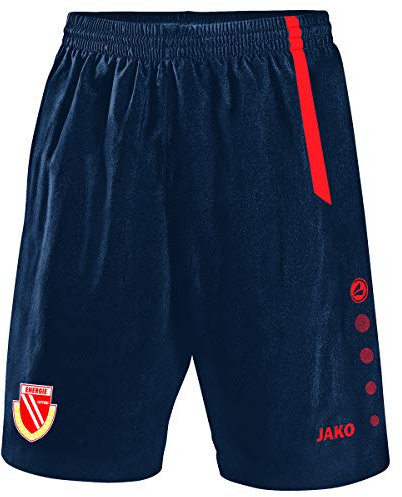 JAKO Kinder Fc Energie Cottbus Short Away, (Saison 19/20), navy/flame, 164, CO4419A